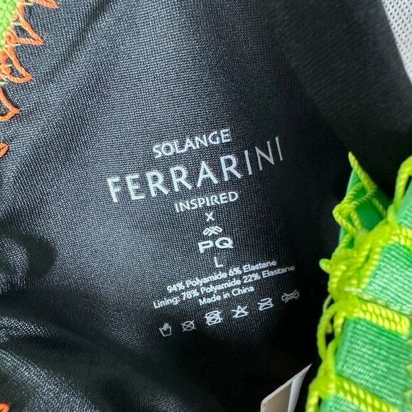 PQ Swim Platinum Black Pearl Crochet Trim Tri Top Size Large - Picture 4 of 10